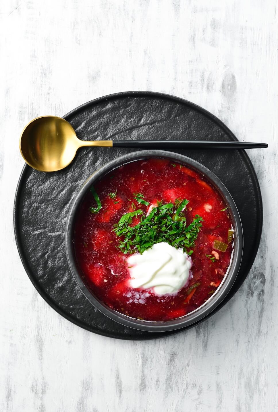 Russian food 45000ft Dining